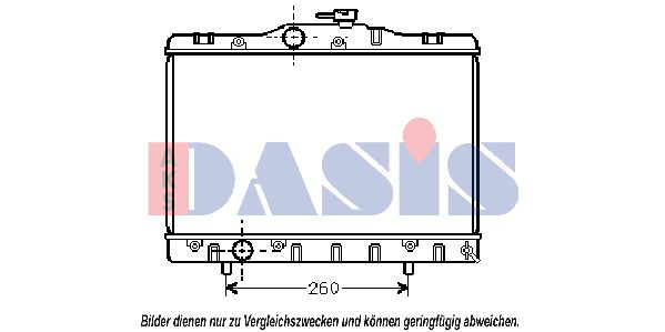 AKS DASIS Radiaator,mootorijahutus 210075N